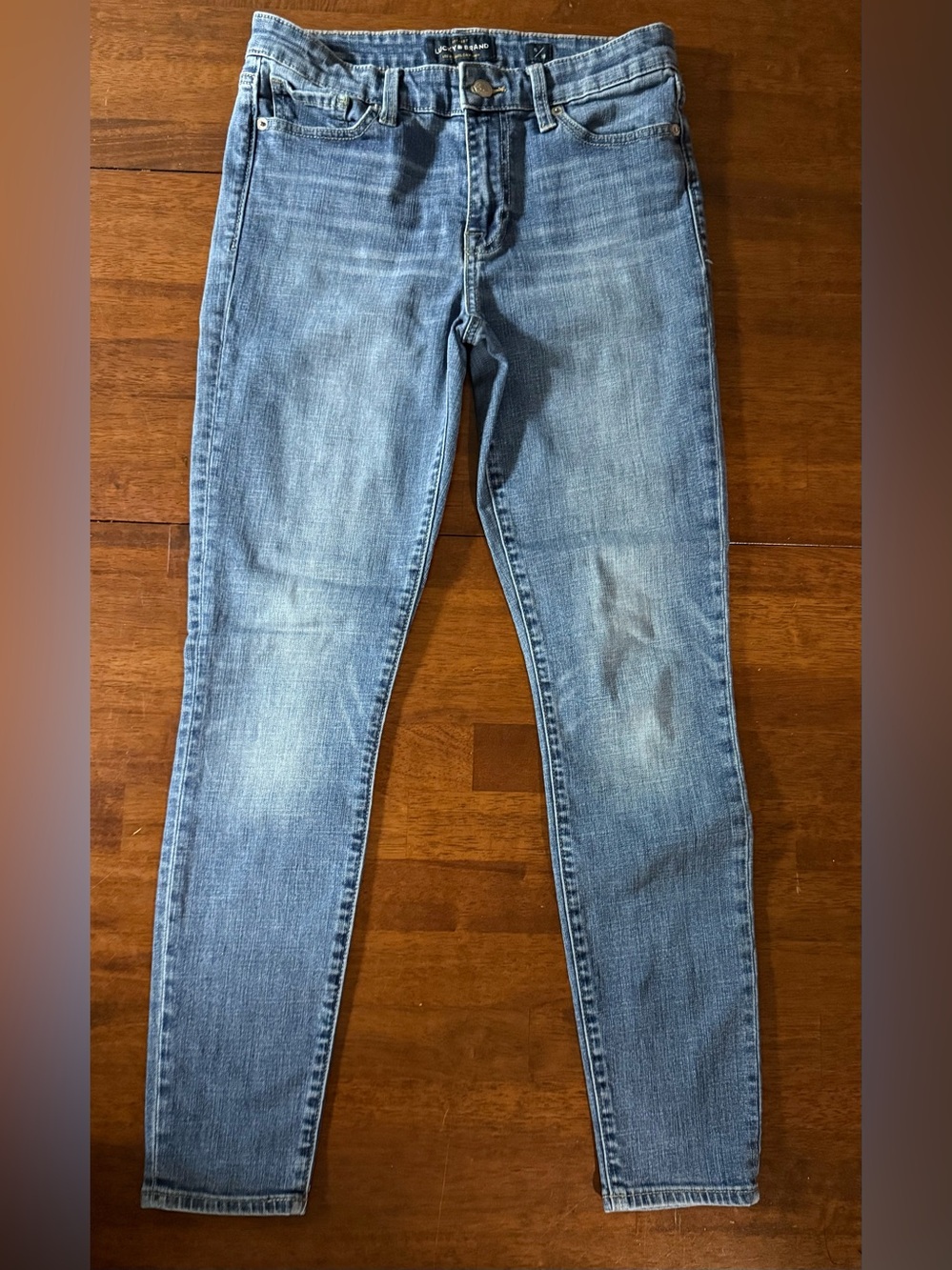 Lucky Brand Ava Skinny Jeans Size 6/28 Blue Stretch